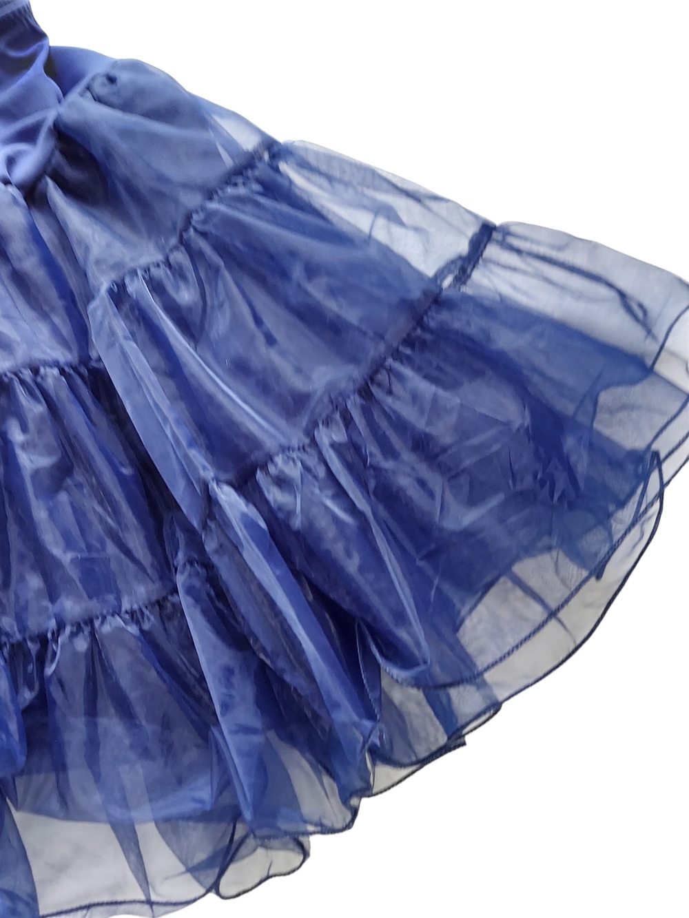 NWT Shimaly Royal Blue Petticoat Tutu Crinoline Underskirt Rockabilly Costume - Picture 9 of 13